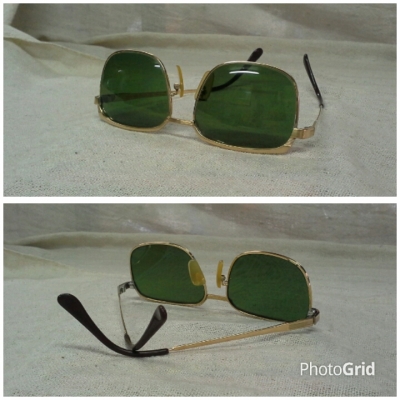 แว่นตาอิตาเลียนโกลด์ฟิลด์ทศวรรษ 1970s เก่าเก็บ! Vintage LUSTER handmade in Italy 18 K แว่นตาอิตาเลียนโกลด์ฟิลด์ทศวรรษ 1970s เก่าเก็บ! Vintage LUSTER handmade in Italy 18 K