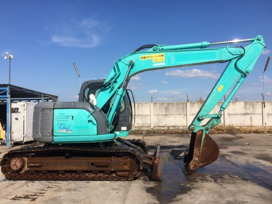 Kobelco SK135SR-1ES-YY04-09976 ปี 2007 มีใบมีดดันดิน สภาพสวยมาก ๆ นำเข้าจากญี่ปุ่น