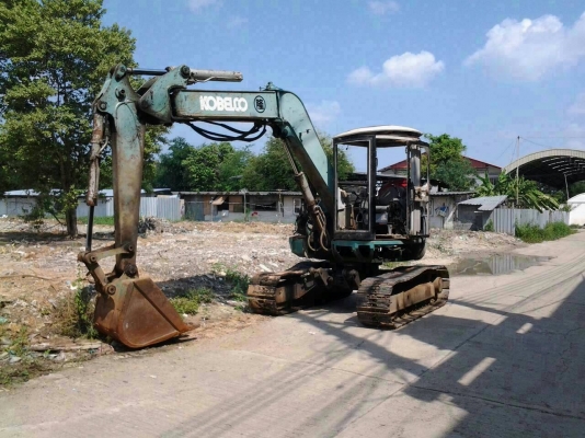 ขายด่วน แม็คโคร   KOBELCO 75HU สไลด์ บนล่าง เครื่องปั้มดี โซ่ช่วงล่างสวย รถทำงานคล่อง ปั้มนิ้ว คอลโทรลน้ำมัน รถพร้อมใช้งานทันที บอดี้ไม่ค่อยสวย แต่ทำงานปกติดีทุกอย่าง เอกสารสัญญาซื้อขาย