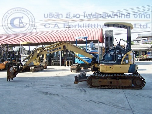 ขาย รถขุดแบคโฮ KOMATSU รุ่น PC35MR-2 ใช้งานมาเพียง 1618 ชมสภาพเหมือนใหม่