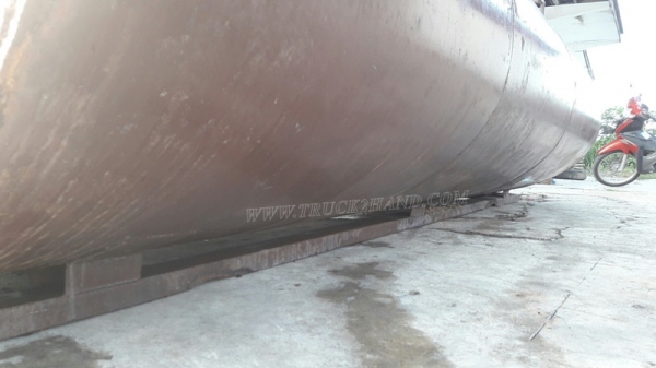 ถังน้ำตั้งพื้นหรือบนกระบะรถได้  ขนาดยาว 3.60 เมตร   ขนาดกว้าง  2.00 เมตร    ขนาดบรรจุ 6,000 ลิตร มี 3 ลูก