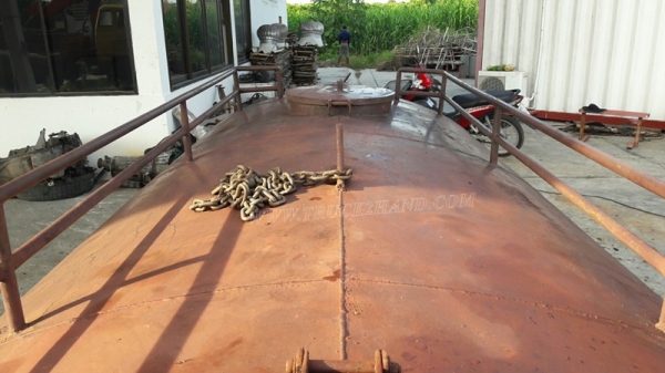 ถังน้ำตั้งพื้นหรือบนกระบะรถได้  ขนาดยาว 3.60 เมตร   ขนาดกว้าง  2.00 เมตร    ขนาดบรรจุ 6,000 ลิตร มี 3 ลูก