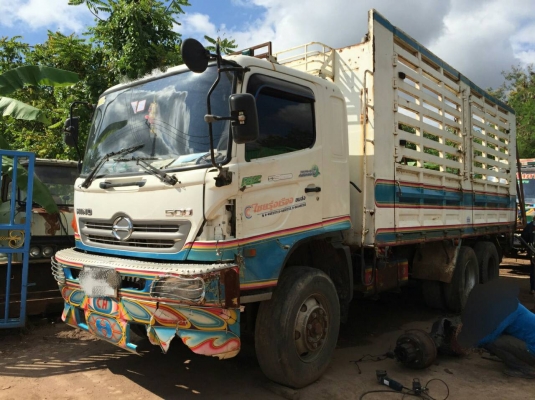ขายรถพ่วง 22 ล้อ แม้+ลูก กระบะเหล็กคอกเกษตรไม่ดั้ม HINO 380 ปี.51 ปรายปี ลูกยกล้อได้ ราคา1680000 สนใ