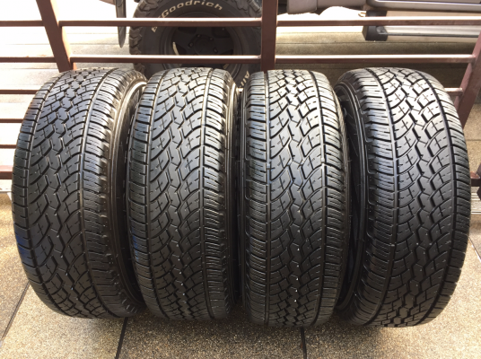 ยาง Yokohama 275 70 16 สิ้นปี13 ดอกเต็ม ไม่มีปะ ไม่มีแตกลายงา ใช้งานน้อย ราคาไม่แพง