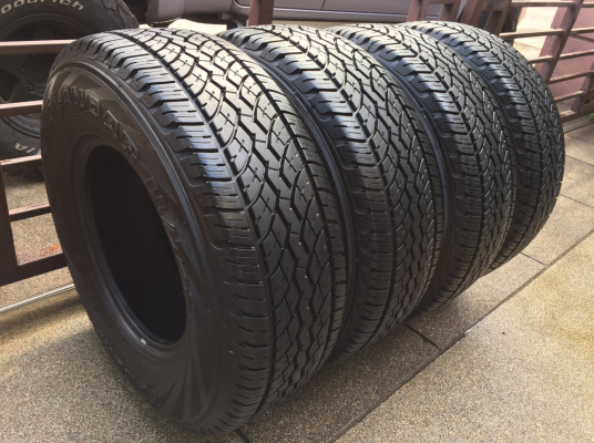 ยาง Yokohama 275 70 16 สิ้นปี13 ดอกเต็ม ไม่มีปะ ไม่มีแตกลายงา ใช้งานน้อย ราคาไม่แพง