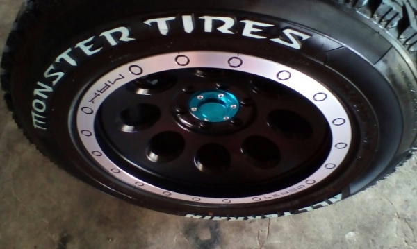 LENSO MAX1 ขอบ18 6รู139 พร้อมยางMONSTER