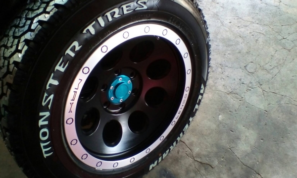 LENSO MAX1 ขอบ18 6รู139 พร้อมยางMONSTER