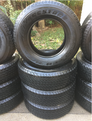 ยาง Bridgestone 245 70 16 ปี16 รอบนี้มา 5ชุด ดอกเต็ม ราคาไม่แพง