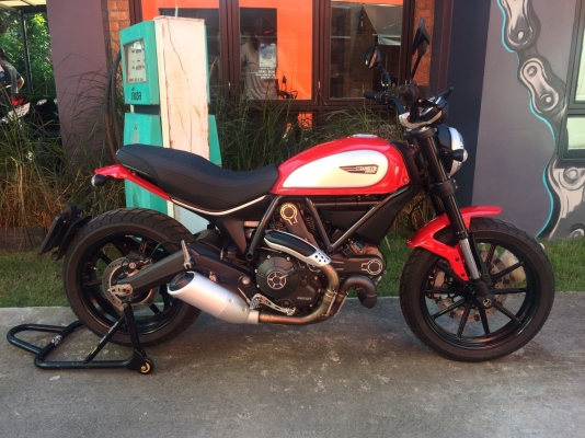 ขายDUCATI SCRAMBLE (800cc.) สีแดง ปี2016 วิ่ง 1,xxx โล สภาพนางฟ้า ราคาเบาๆ