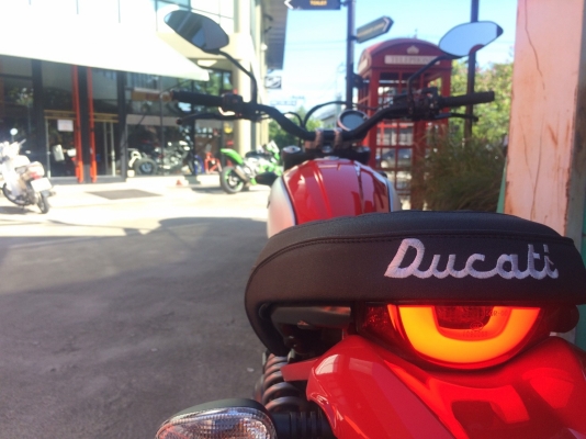 ขายDUCATI SCRAMBLE (800cc.) สีแดง ปี2016 วิ่ง 1,xxx โล สภาพนางฟ้า ราคาเบาๆ