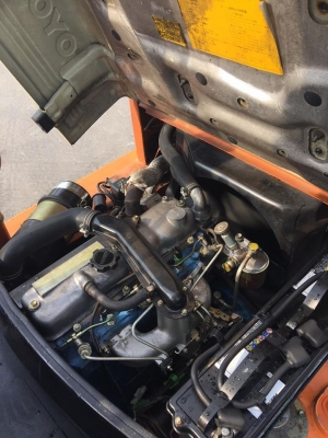 TOYOTA 4FD25  รถนอกเก่าญี่ปุ่น  ดีเซล 2J  เสา 4 เมตร งาหนีบ