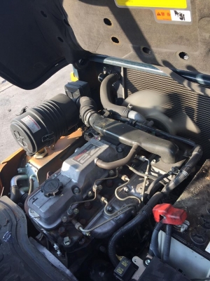 TOYOTA 7FD30  รถนอกเก่าญี่ปุ่น ดีเซล 2Z  เสา 4.5 เมตร แผงงาสไลด์