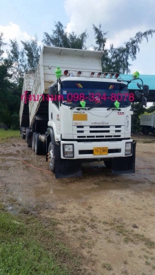 ขายรถพ่วงดัมพ์ ISUZU เครื่อง 360 แรง ปี 54 กระบะดัมพ์สามมิตร ลูก 3 เพลาแท้ ราคาพร้อมประกันภัยชั้น 1 ทะเบียพร้อม ขายรถพ่วงดัมพ์ ISUZU เครื่อง 360 แรง ปี 54 กระบะดัมพ์สามมิตร ลูก 3 เพลาแท้ ราคาพร้อมประกันภัยชั้น 1 ทะเบียพร้อม