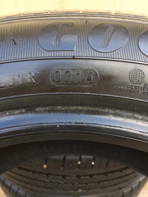 ขายยาง GOODYEAR Assurance 195-55-15 ปี14 ดอกเต็ม ไม่กินข้าง ชุดละ 2,900 บาท