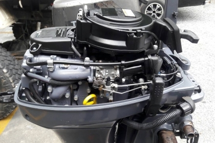 ขาย เครื่องเรือ yamaha9.9 เก่าญี่ปุ่นเครื่องติดเดินดี ราคา 35,000