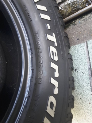 BF All USA. 265-70-16 ปลายปี12 สภาพสวยๆ 1ชุด BF All USA. 265-70-16 ปลายปี12 สภาพสวยๆ 1ชุด