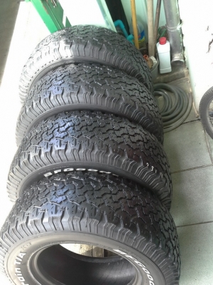 BF All USA. 265-70-16 ปลายปี12 สภาพสวยๆ 1ชุด BF All USA. 265-70-16 ปลายปี12 สภาพสวยๆ 1ชุด