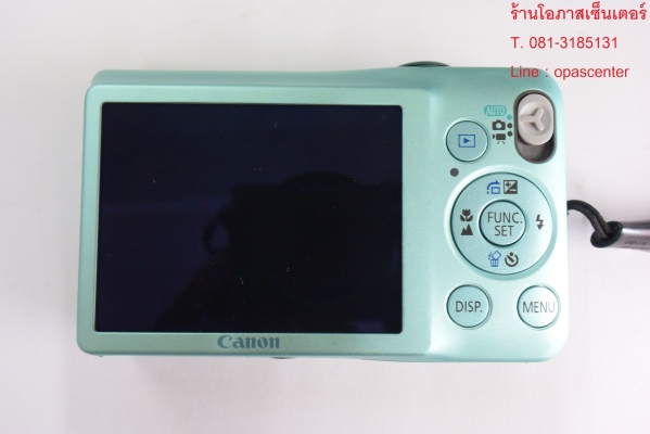 กล้อง Canon IXUS 105 12.1 MP Mem 4GB ที่ชาร์ท ซอง สาย AV USB กล่อง สภาพใหม่ พร้อมใช้งาน