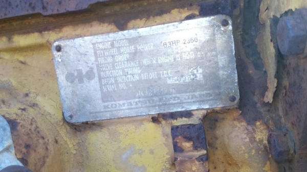 ขายเครื่องรถตัก โคมัสสุ 510  4-D-105 กองคู่ เก่านอก ขายตามสภาพ มี2 เครื่อง