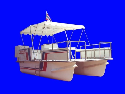 ขายเรือเร็วสองท้อง 19ฟุต สำหรับท่องเที่ยวตกปลา