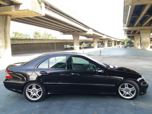 2002 MERCEDES-BENZ C200 KOMPRESSOR W203ELEGANCE 2.0 AT SEDAN ออพชั่นเต็ม ไม่เคยติดแก๊ส