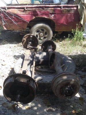 คานหน้ารถหกล้อ 100 แรง ตามสภาพเหลืออันเดียว