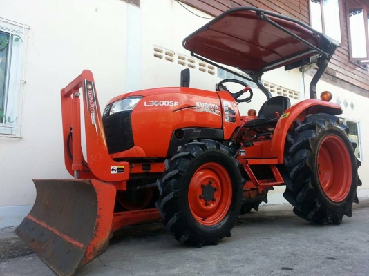 คูโบต้า L3608SP 4 WD ใบมีดดันหน้าช้าง ผานหลังใหม่  สภาพดีมาก
