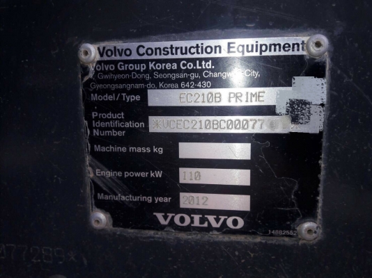 ขายรถแบคโฮ VOLVO EC210-B ไฟฟ้าเต็ม รถใช้งานแค่ 7000 กว่า ชั้วโมง เล่มทะเบียน รถสวย ราคา 1550000 สนใจรีบจองด่วน ขายรถแบคโฮ VOLVO EC210-B ไฟฟ้าเต็ม รถใช้งานแค่ 7000 กว่า ชั้วโมง เล่มทะเบียน รถสวย ราคา 1550000 สนใจรีบจองด่วน