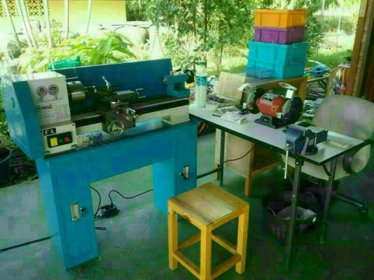 ขายครบชุด 90,000 บาท ไม่รวมขนส่ง บริการจัดอุปกรณ์สำหรับงานกลึงครบชุด เปิดหน้าร้านรับงานได้เลย สินค้าใหม่ทั้งหมด