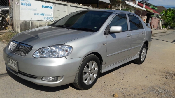 รถเก๋ง TOYOTA ALTIS ปี05  เครื่อง  1600  ตัวE เกียร์ออโต้ ราคา 180,000 บ.รถอยู่ดอนเมือง