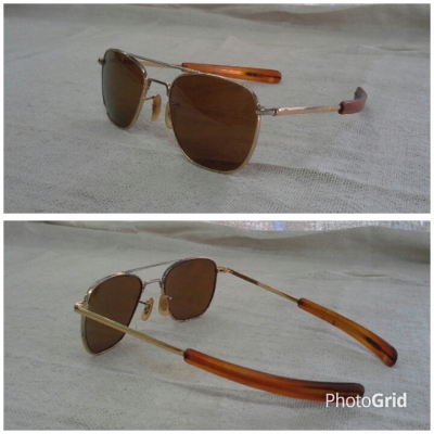 แว่นตาวินเทจอเมริกันเสืออากาศ ราคานักศึกษา! Original RANDOLPH handmade in USA 23 K แว่นตาวินเทจอเมริกันเสืออากาศ ราคานักศึกษา! Original RANDOLPH handmade in USA 23 K