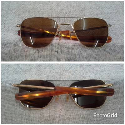 แว่นตาวินเทจอเมริกันเสืออากาศ ราคานักศึกษา! Original RANDOLPH handmade in USA 23 K แว่นตาวินเทจอเมริกันเสืออากาศ ราคานักศึกษา! Original RANDOLPH handmade in USA 23 K