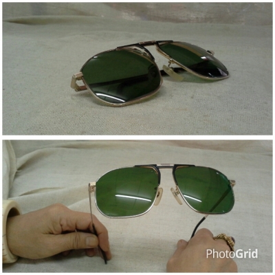 แว่นตาไททาเนียมบริสุทธิ์ สายพันธุ์อัสซูรี่ ตัวแท้! Authentic GIUGIARO handmade in Italy บิ๊กไซซ์!
