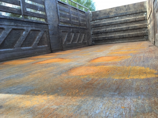 ขายด่วนรถดั้ม360แรง ปี55 กะบะสามมิตร ลูก3เพลา สภาพสวยๆ ใช้น้อยไมล์120000 วิ่งปาล์มเท่านั้น