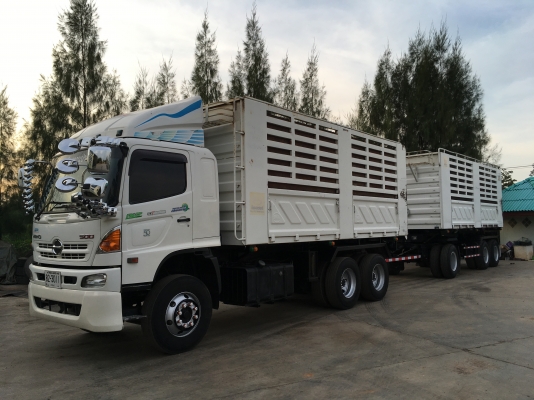 ขายด่วนรถพ่วงดั้ม FM2P 380 ปี56 รุ่นท่อสั้น 50ปี ก้นแท็งค์ปิเนียม สภาพสวยๆสดๆ ใช้น้อย วิ่งปาล์มเท่านั้น ดั้มแม่ลูก