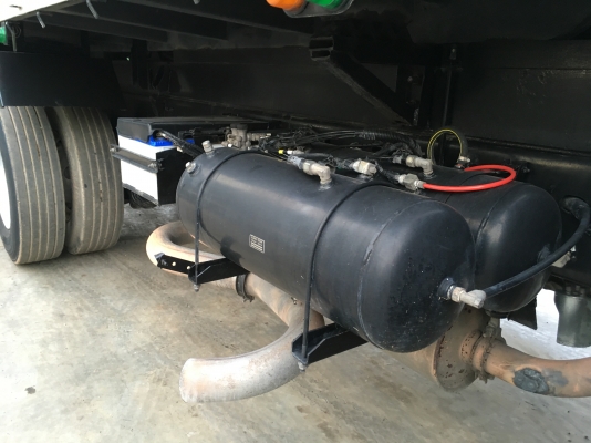 ขายด่วนรถพ่วงดั้ม FM2P 380 ปี56 รุ่นท่อสั้น 50ปี ก้นแท็งค์ปิเนียม สภาพสวยๆสดๆ ใช้น้อย วิ่งปาล์มเท่านั้น ดั้มแม่ลูก