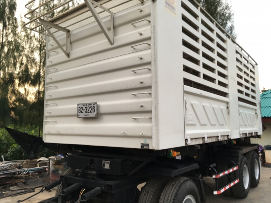 ขายด่วนรถพ่วงดั้ม FM2P 380 ปี56 รุ่นท่อสั้น 50ปี ก้นแท็งค์ปิเนียม สภาพสวยๆสดๆ ใช้น้อย วิ่งปาล์มเท่านั้น ดั้มแม่ลูก