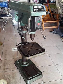แท่นเจาะ rexon 16 mm. รุ่น DP380A สภาพสวยๆ เดิมๆ ไฟ 220v. 7,000