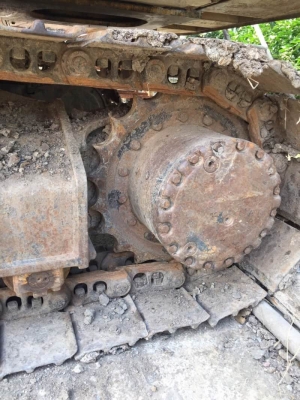 ขาย 595,000 สภาพเก่านอก 2 ปี  CATTERPILAR E120B เครื่องดี ปั้มแรง โช่หนา เอวแน่น ไฟฟ้าครบ เอกสารชื้อขาย รถอยู่ จ.นครปฐม  090-772-3710 090-772-3708