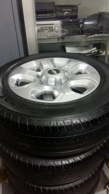 ขายแม็กเชฟขอบ16พร้อมยางปี14 ขายแม็กเชฟขอบ16พร้อมยางปี14