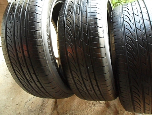 ยางขอบ17 บริดสโตน215-50-17 ลงพื้นปี13 (4เส้น3,700)ดอกหนา1เซ็น