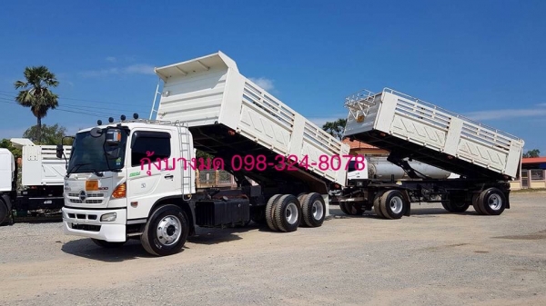 ขายรถพ่วงดัมพ์ Hino mega FM8J เครื่อง 251 แรง ปี 56 ไมล์สองแสน กระบะดัมพ์สามมิตร ลูก 2 เพลา ทะเบียนพร้อม ขายรถพ่วงดัมพ์ Hino mega FM8J เครื่อง 251 แรง ปี 56 ไมล์สองแสน กระบะดัมพ์สามมิตร ลูก 2 เพลา ทะเบียนพร้อม