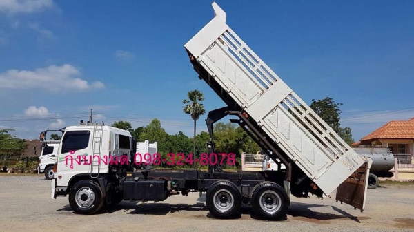 ขายรถพ่วงดัมพ์ Hino mega FM8J เครื่อง 251 แรง ปี 56 ไมล์สองแสน กระบะดัมพ์สามมิตร มีระบบลากพ่วง ทะเบียนพร้อม ขายรถพ่วงดัมพ์ Hino mega FM8J เครื่อง 251 แรง ปี 56 ไมล์สองแสน กระบะดัมพ์สามมิตร มีระบบลากพ่วง ทะเบียนพร้อม