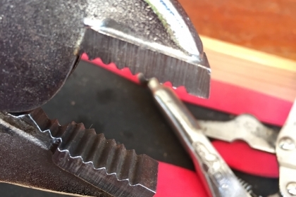 ขายคีมล็อกแพ็คคู่พร้อมกล่องไม้ VISE-GRIP 5WR,  7RMade in USA.มือสองสภาพดี