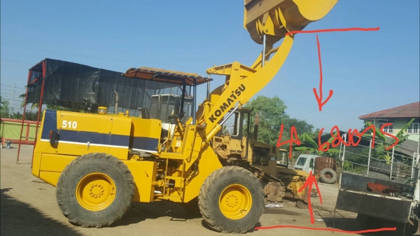 ขายครับ ! รถตักล้อยาง Komatsu 510