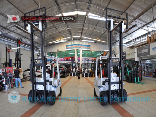 ขายรถโฟล์คลิฟท์มือสอง NISSAN รุ่น H01-001314 ราคา130,000 บาทนำเข้าจากประเทศญี่ปุ่น 100\% ไม่เคยใช้งานในประเทศไทย