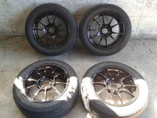 ขอบ15นิ้ว4รู100 พร้อมยาง ชุดนี้ ราคา 5800 บาท