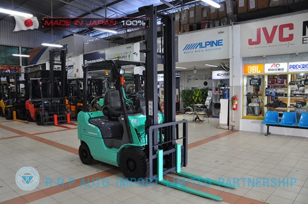 ขายรถโฟล์คลิฟท์มือสอง MITSUBISHI รุ่น FG15T-51216 นำเข้าจากประเทศญี่ปุ่น 100\% ไม่เคยใช้งานในประเทศไทย