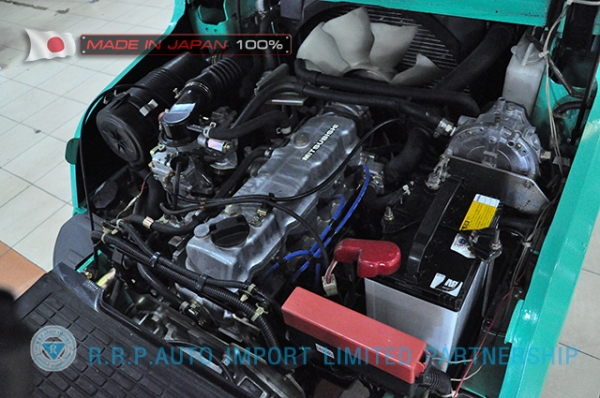 ขายรถโฟล์คลิฟท์มือสอง MITSUBISHI รุ่น FG15T-51216 นำเข้าจากประเทศญี่ปุ่น 100\% ไม่เคยใช้งานในประเทศไทย