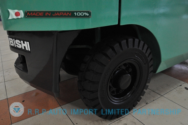 ขายรถโฟล์คลิฟท์มือสอง MITSUBISHI รุ่น FG15T-51216 นำเข้าจากประเทศญี่ปุ่น 100\% ไม่เคยใช้งานในประเทศไทย